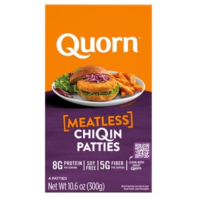 Quorn Patty Meatfree 4Pk 12/10.6 Z [UNFI #72173]