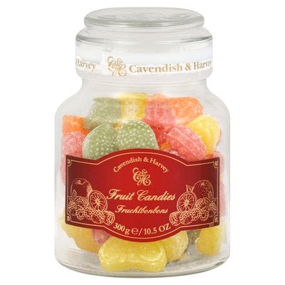 Cavendish & Harvey Candy Fruit In Jar 13/10.5 Oz [UNFI #30113]