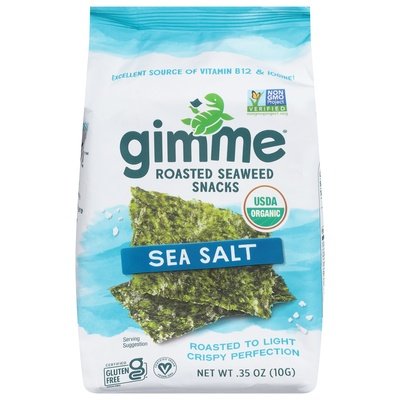 OG2 Gimme Sea Salt Seaweed Snack 12/.35 OZ [UNFI #32263]