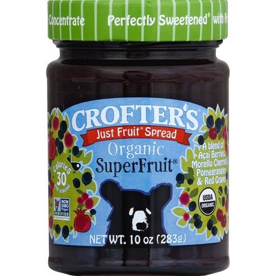 OG2 Crofters Just Fruit Spread Super Frt 6/10 OZ [UNFI #63853]