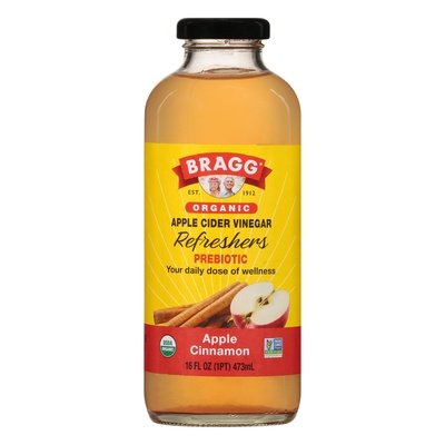 OG2 Bragg ACV Apple, Cinnamon Refreshers 12/16 OZ [UNFI #73253]