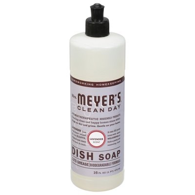 Mrs Meyers Dish Soap Liq Lavender 6/16 OZ [UNFI #64580] T