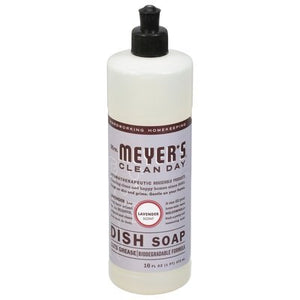 Mrs Meyers Dish Soap Liq Lavender 6/16 OZ [UNFI #64580] T