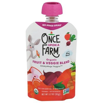 OG2 Once Upon A Farm Ohmymega Veggie 8/3.2 OZ [UNFI #52890]