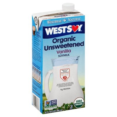 OG2 Westsoy Vanilla Unsweetened 12/32 OZ [UNFI #31064]