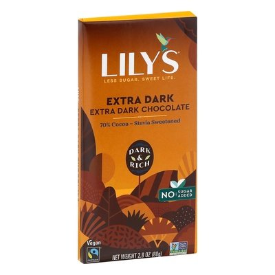 Lilys Dark Chocolate W/ Stevia 12/2.8 OZ [UNFI #11265]