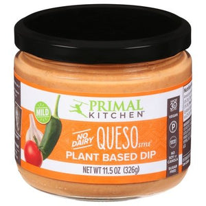 Primal Kitchen Vegan Queso Dip, Mild 6/11.5 OZ [UNFI #15194]