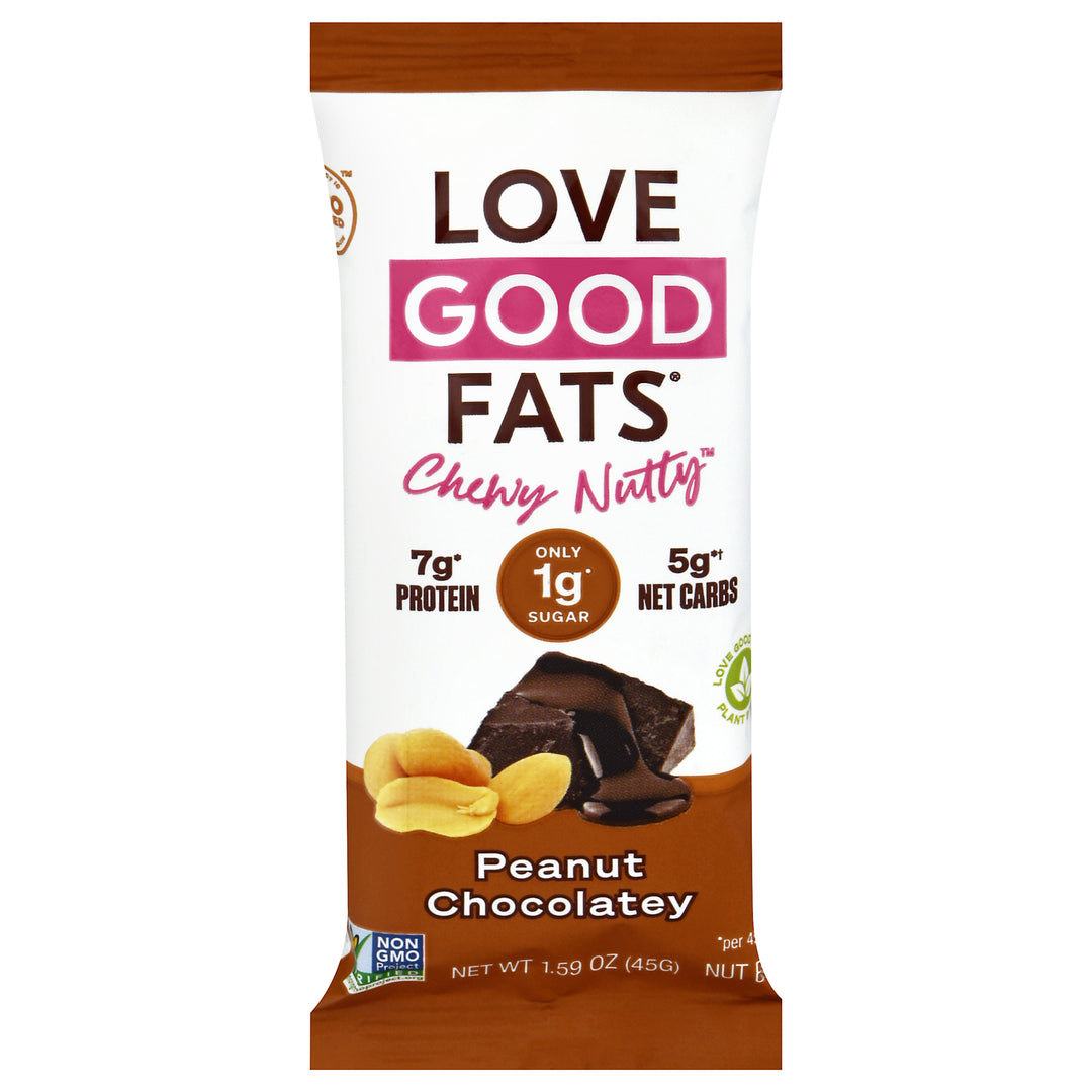 Love Good Fats Peanut Chocolatey Chewy Nutty 12/1.59 Z [UNFI #67502]