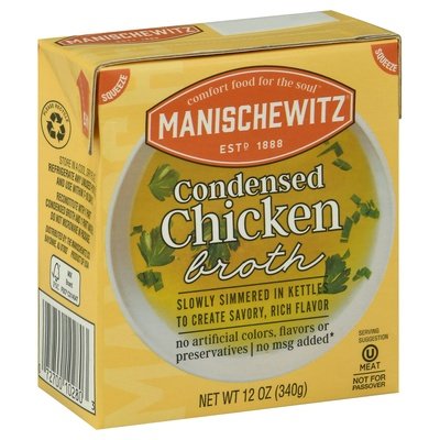 Manischewitz Condensed Chicken Broth 12/12 Oz [UNFI #75113]