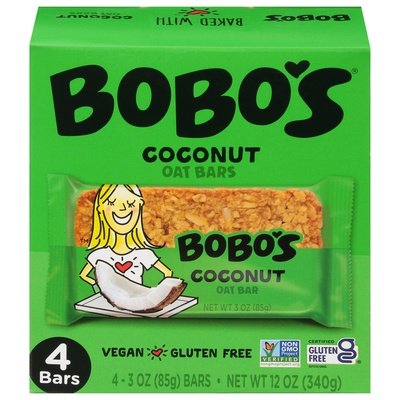 Bobos Coconut Oat Bar 6/4 PACK [UNFI #46480]