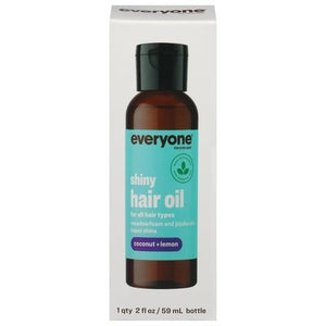 Everyone Hair Oil, Shiny, Coconut Lemon 2 Oz [UNFI #20674]