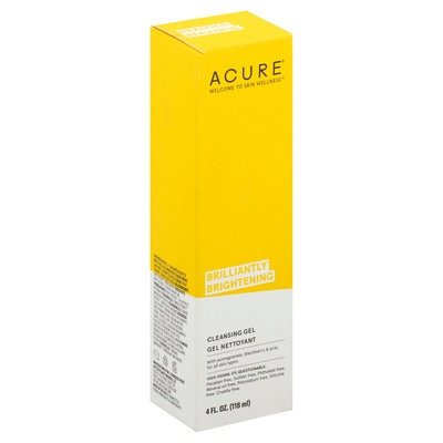 Acure Brightening Cleansing Gel 4 OZ [UNFI #82548] T