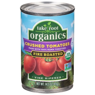 Take Root Organics Fire Roasted Crushed Tomatoes 12/14.5 Oz [UNFI #16123]