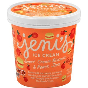 Jeni`S Swt Cream Biscuits/Peach Jam 8/16 OZ [UNFI #06278]