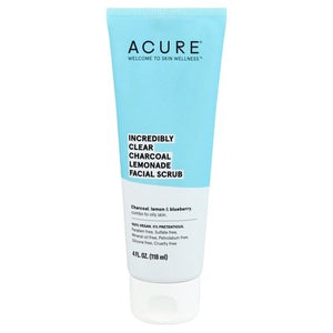 Acure Facial Scrub Chrcl 4 OZ [UNFI #47699]