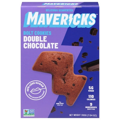 Mavericks Snacks Cookiez Double Trouble Choc, Multi-Serve 8/7.04 OZ [UNFI #61213]