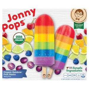 Jonnypops Rainbow Fruit Stacks 6/14.8 Oz [UNFI #79750]