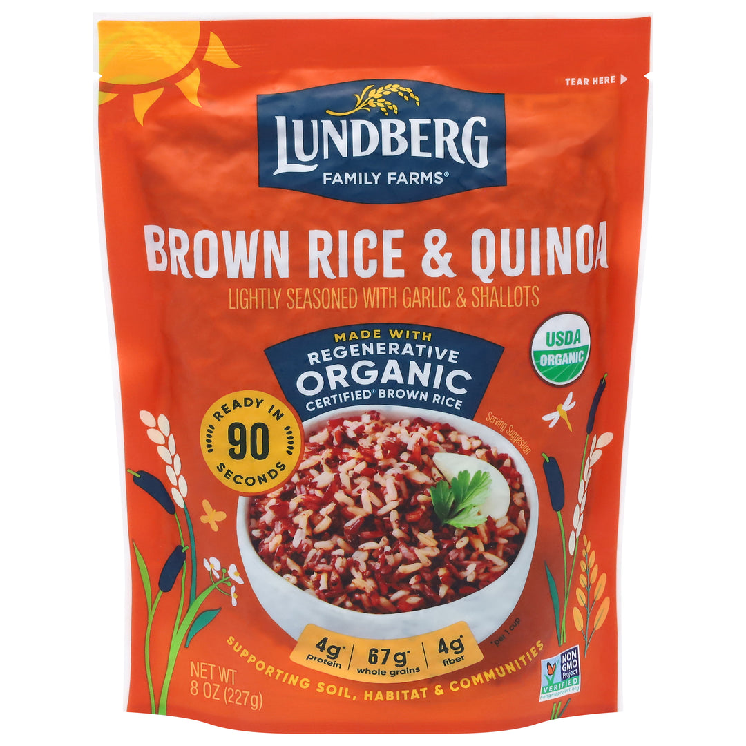 Lundberg Family Farms Brown Rice Quinoa Blend 6/8 Oz [UNFI #48326]