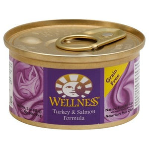 Wellness Cat Food Turkey Salmon 24/3 OZ [UNFI #61125] T