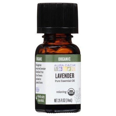 OG2 Aura Cacia Essntl Oil Lavender .25 OZ [UNFI #51740] T