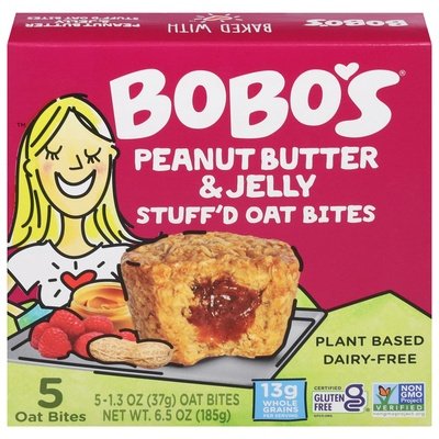 Bobos Oat Bt Pbtr&Jly Gf 6/5/1.3OZ [UNFI #68143]