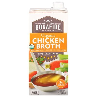 OG2 Bonafide Provisions Chicken Broth 6/32 OZ [UNFI #52732]