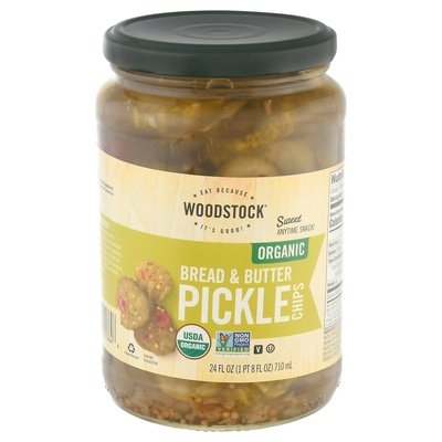 OG2 Woodstock Sweet Bread&butter Pickles 6/24 OZ [UNFI #37035]