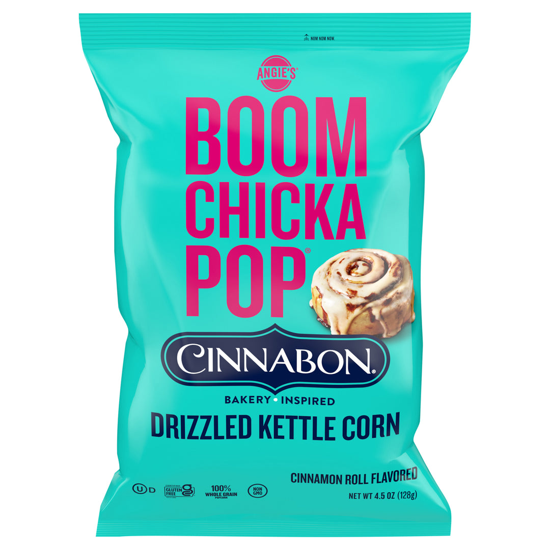 Angies Cinnabon Drizzle Kettle Corn 6/4.5 Oz [UNFI #75393]