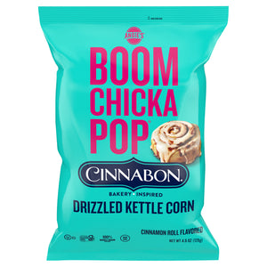 Angies Cinnabon Drizzle Kettle Corn 6/4.5 Oz [UNFI #75393]