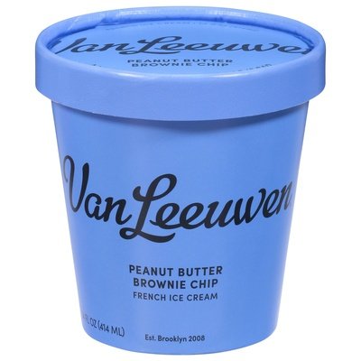 Van Leeuwen Ice Cream Ice Cream Pb Brownie Chip 8/14 Oz [UNFI #11923]