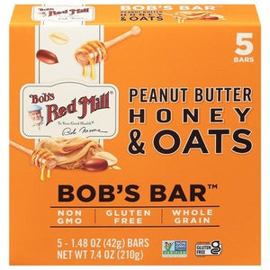 Bobs Red Mill Peanut Butter Honey & Oats 6/7.4 Oz [UNFI #60296]