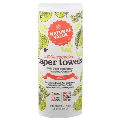 Nat Value Paper Towels 30/80 CT [UNFI #60701] T
