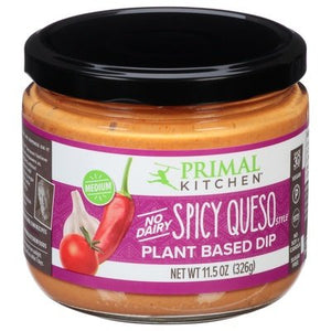 Primal Kitchen Plant Based Dip,Queso,Spicy 6/11.5 OZ [UNFI #11325]