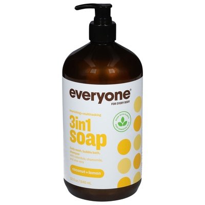 Everyone 3in1 Soap Coconut Lemon 32 OZ [UNFI #59403] T