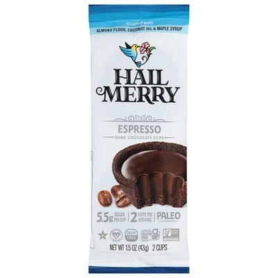 Hail Merry Dark Chocolate Esprsso, 2 Ct 12/1.5 Oz [UNFI #82502]
