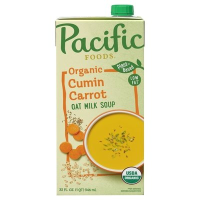 OG2 Pacific Foods Oat Milk Cumin Carrot Soup 12/32 OZ [UNFI #82206]