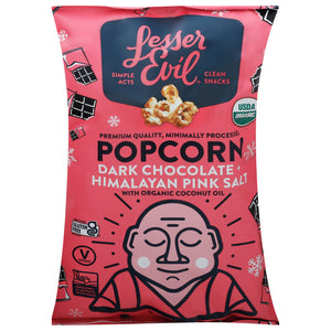 Lesser Evil Dark Chocolate, Himalayan Pink Salt 12/6.4 Oz [UNFI #30282]