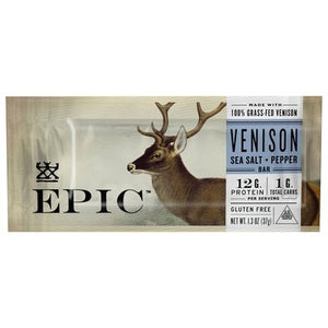 Epic Venison, Sea Salt+Pepper 12/1.3 OZ [UNFI #69614]