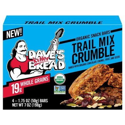 Daves Killer Bread Trail Mix Crumble 6/4/1.75 Oz [UNFI #55051]