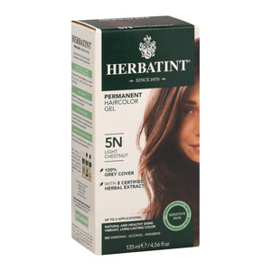 Herbatint 5N Light Chestnut Hair Color 5.75 Oz [UNFI #70587] T