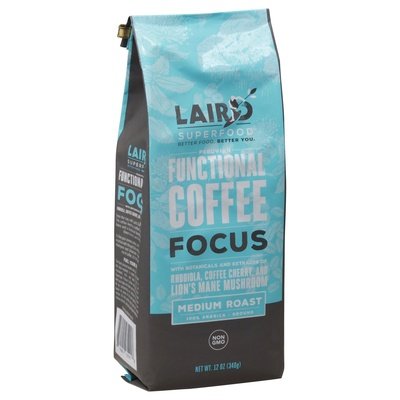 Laird Superfood Coffee Focus Medium Roast 6/12 OZ [UNFI #13296]