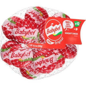 Babybel Original Mini Cheese 12Ct 12/8.5 Oz [UNFI #17745]