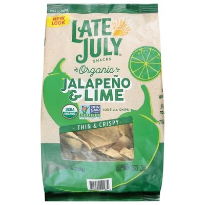 OG2 Late July Snacks Resturant Style, Jalapeno Lime 9/10.1 OZ [UNFI #84856]