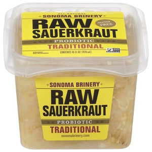 S.B Trad Raw Sauerkraut 12/16 OZ [UNFI #42922]