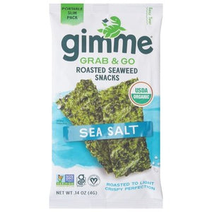 Gimme Roasted Sea Salt Seaweed Snck 30/.14 Oz [UNFI #23233]