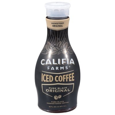 Califia Farms Pure Black Coffee Iced 6/48 Oz [UNFI #22239]