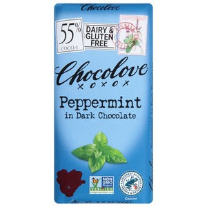 Chocolove Dark Choc Peppermint Crunch 12/3.2 OZ [UNFI #30392]