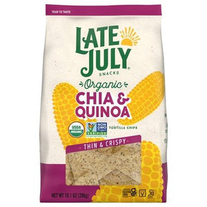 OG2 Late July Snacks Resturant Style, Chia and Quinoa 9/10.1 OZ [UNFI #84847]