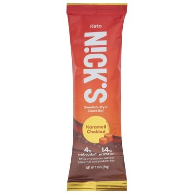 N!Cks Karamell Choklad Keto Bar 12/1.76 Z [UNFI #22835]