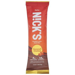 N!Cks Karamell Choklad Keto Bar 12/1.76 Z [UNFI #22835]